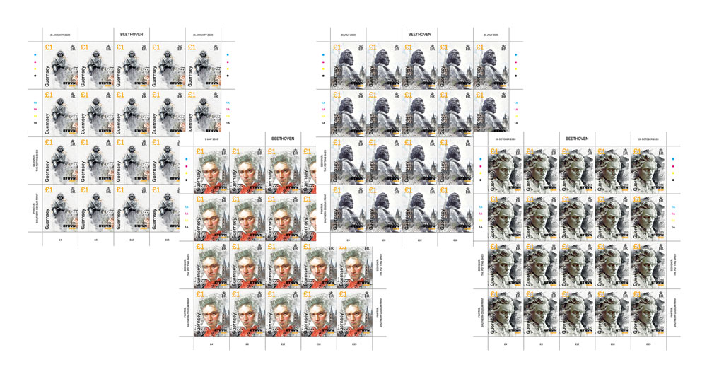 Sheets of 20